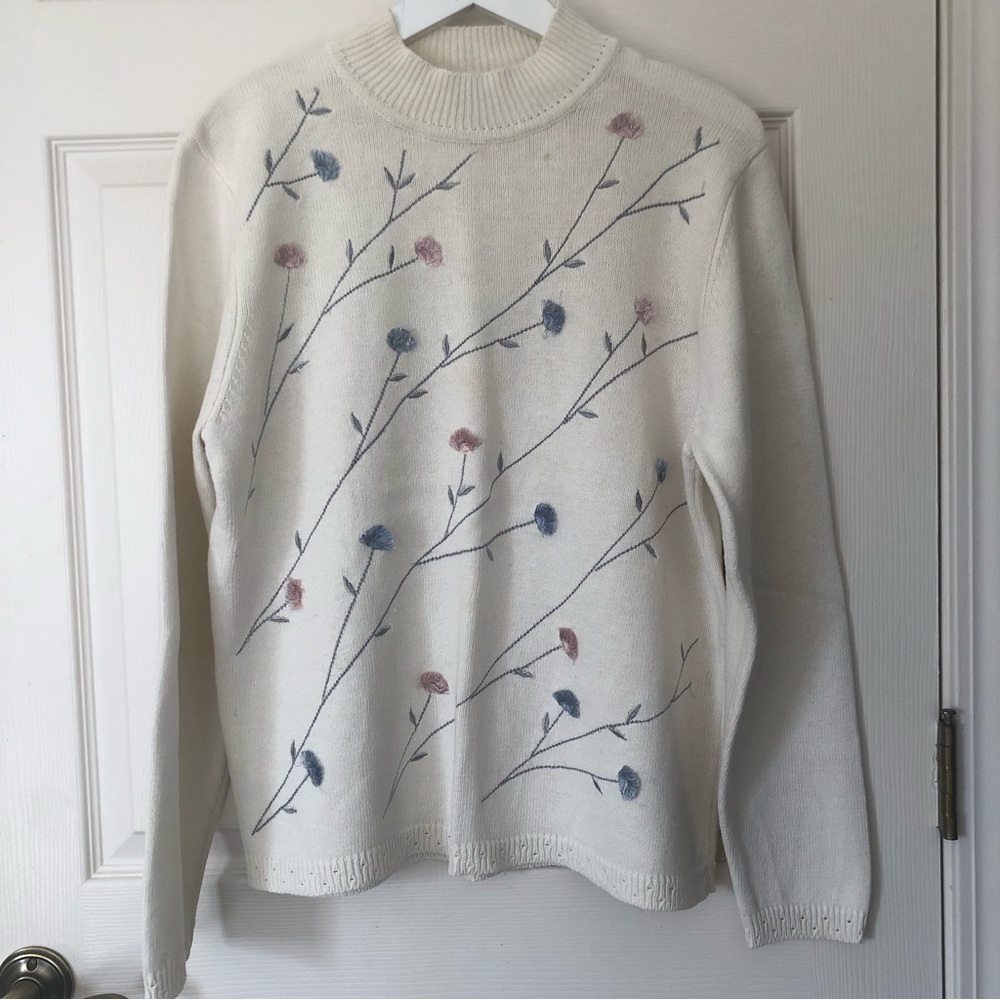 Alfred Dunner Spring Stitch Sweatee